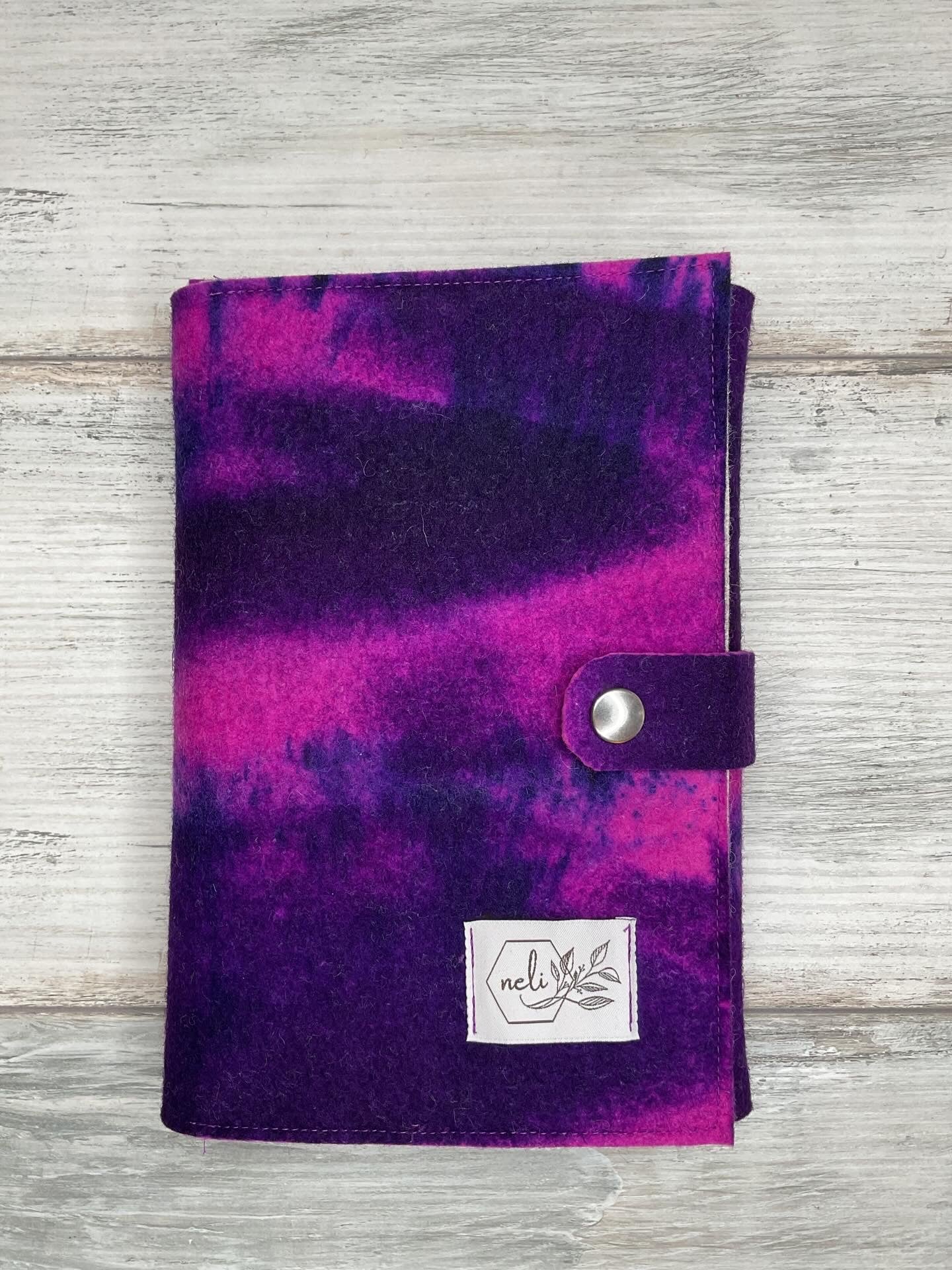 Nadelmäppchen aus Wollfilz – Violett Pink 1