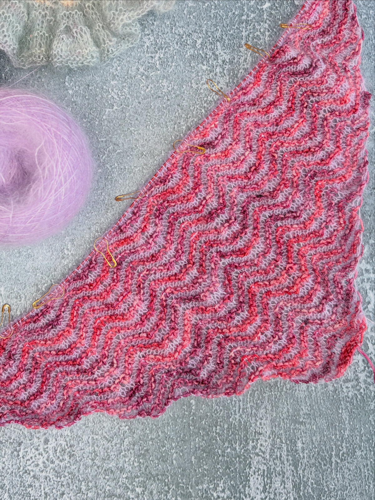 Ruffle Puffle Waves Shawl Anleitung