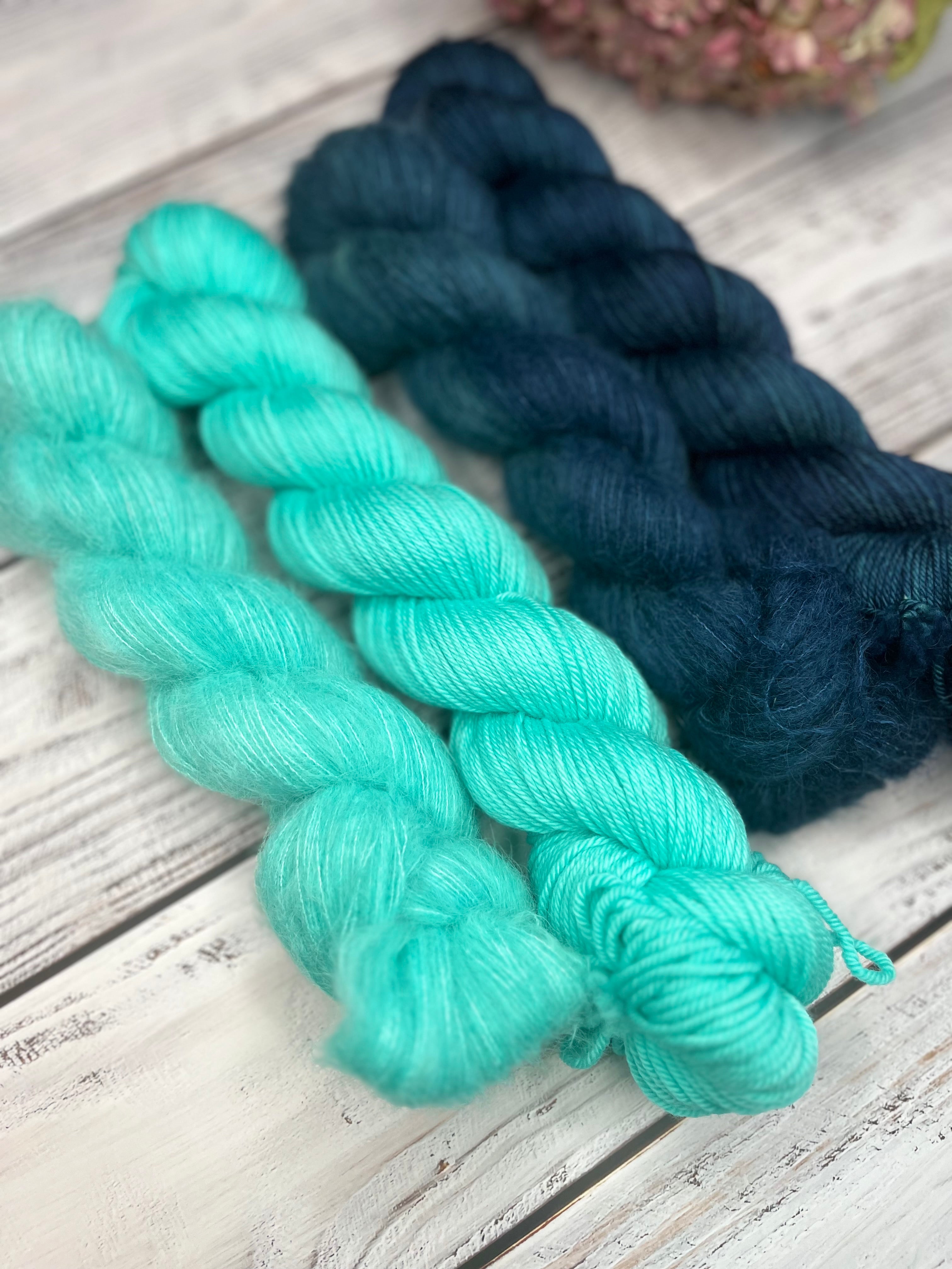 Very Basic Wrap – Wollset  Caribbean Sea