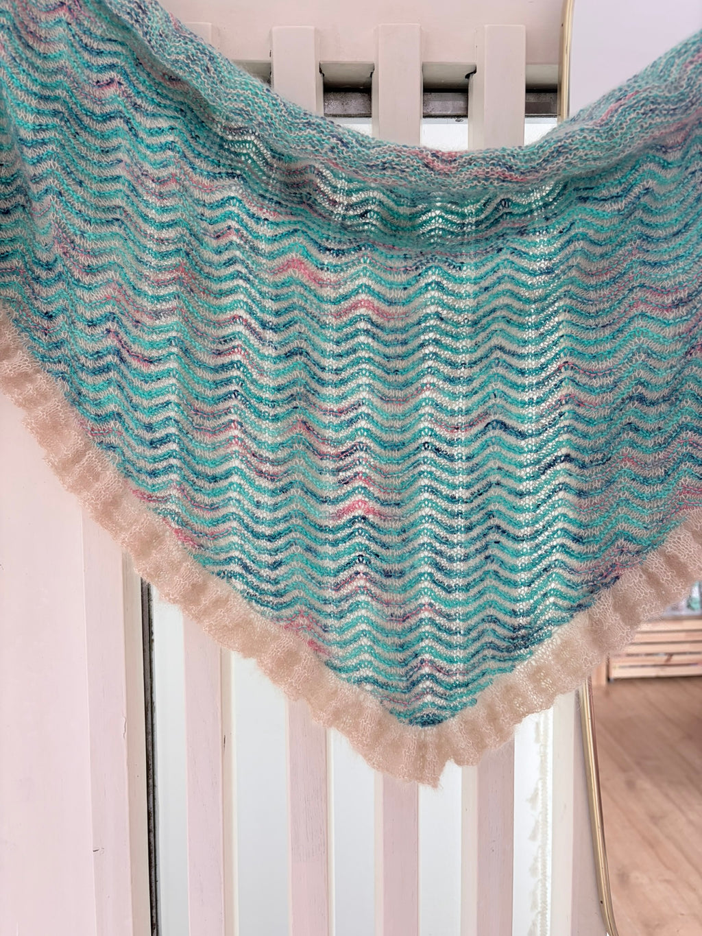Ruffle Puffle Waves Shawl Anleitung